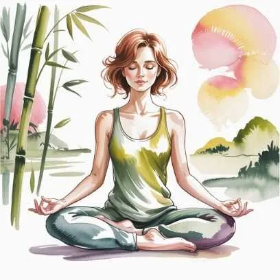 Woman meditating peacefully in nature—symbolizing how mindfulness improves communication, awareness, and relationships in modern dating.