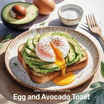 one of the nourishing anti-aging recipes for women over 40 to support energy and skin health : Anti-aging avocado toast with poached egg, rich in healthy fats and protein for aging wellness.