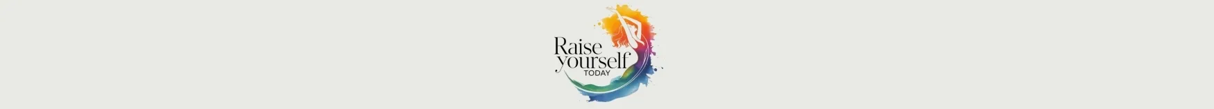 RaiseYourselflogo (1000 x 90 px) – 1 Raise Yourself Today logo featuring a dynamic watercolor-style silhouette of a woman reaching upward, symbolizing growth, empowerment, and self-improvement.