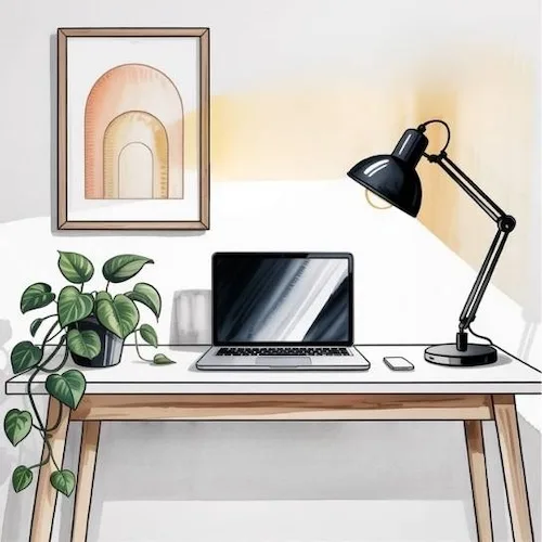 eng Shui Home Office Tips to bring nature inside with plants for harmony