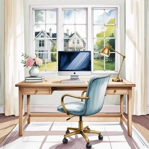 Feng Shui Home Office Tips for using natural light to boost energy and focus