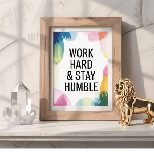 Feng Shui Home Office Tips with personal power symbols for inspiration of ambitions.