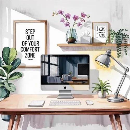 Feng Shui Home Office Tips for supportive energy on the left side
