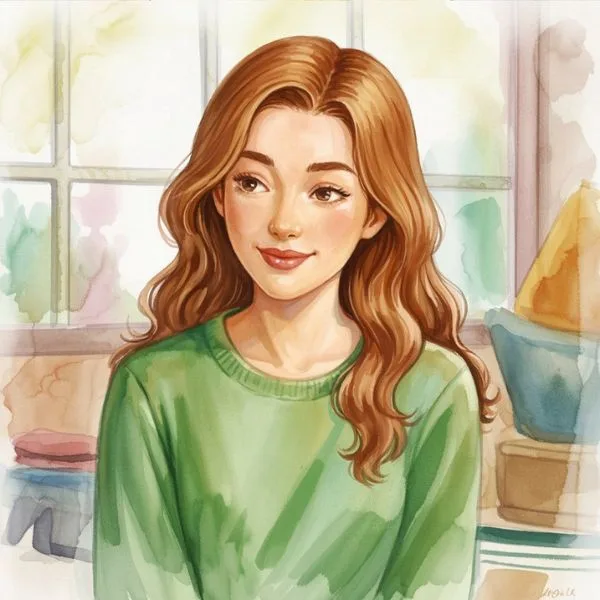 A young woman is listening carefully in a conversation, showing the art of listening.