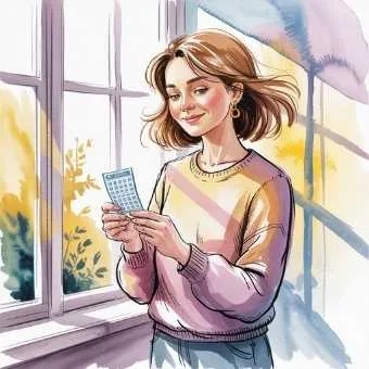 Staying patient and positive while waiting for lottery manifestation.
