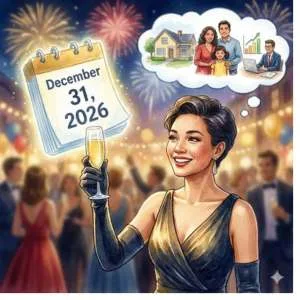 A person raising a glass to toast a successful future, a key visualization technique for Neville Goddard New Year manifestation.